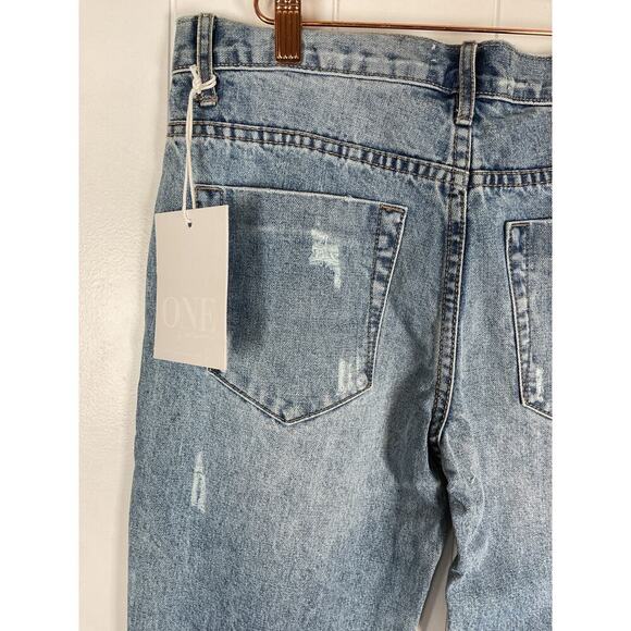 One x OneTeaspoon Womens Awesome Baggies Low Waist Med Rise Relaxed Leg Jeans 26 - Picture 8 of 9